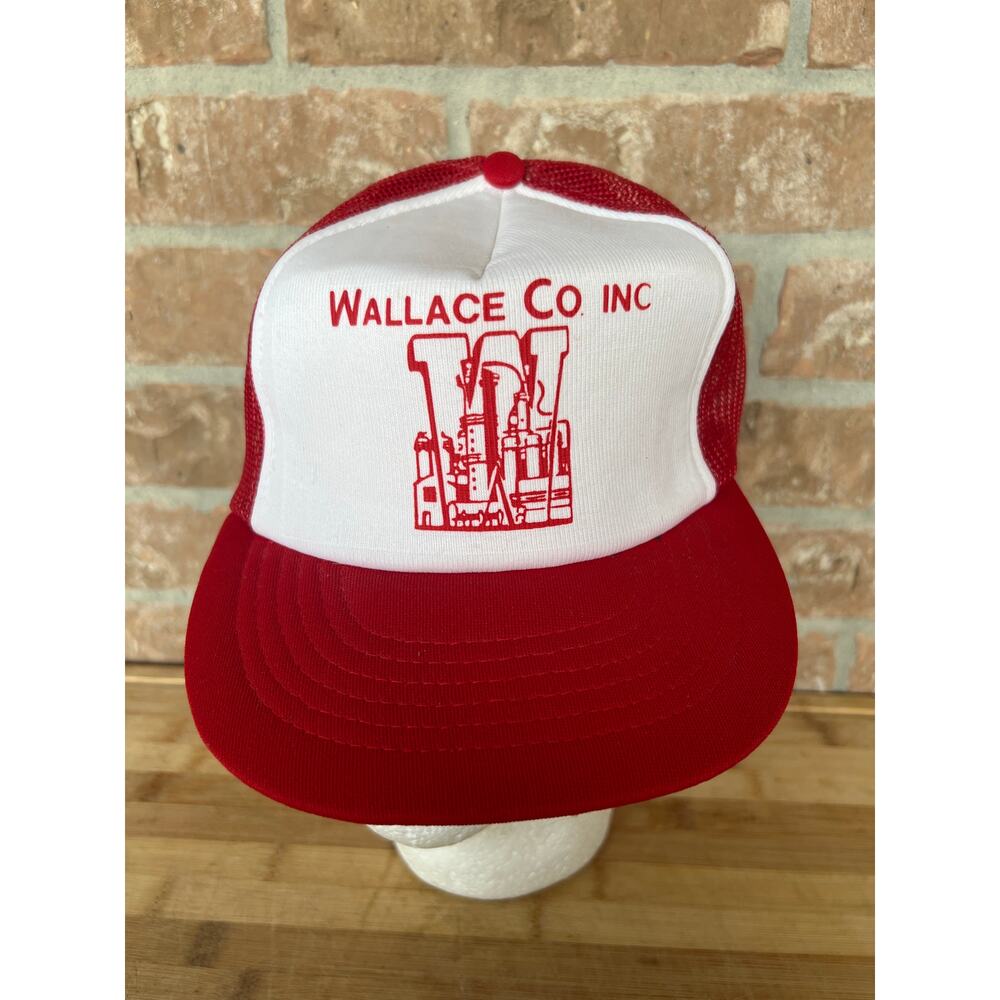 Vintage Wallace Co Gulf Coast Sports Wear Adult Hat Landman Cap Rare Clute Texas